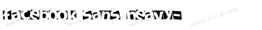 Facebook Sans Heavy字体转换